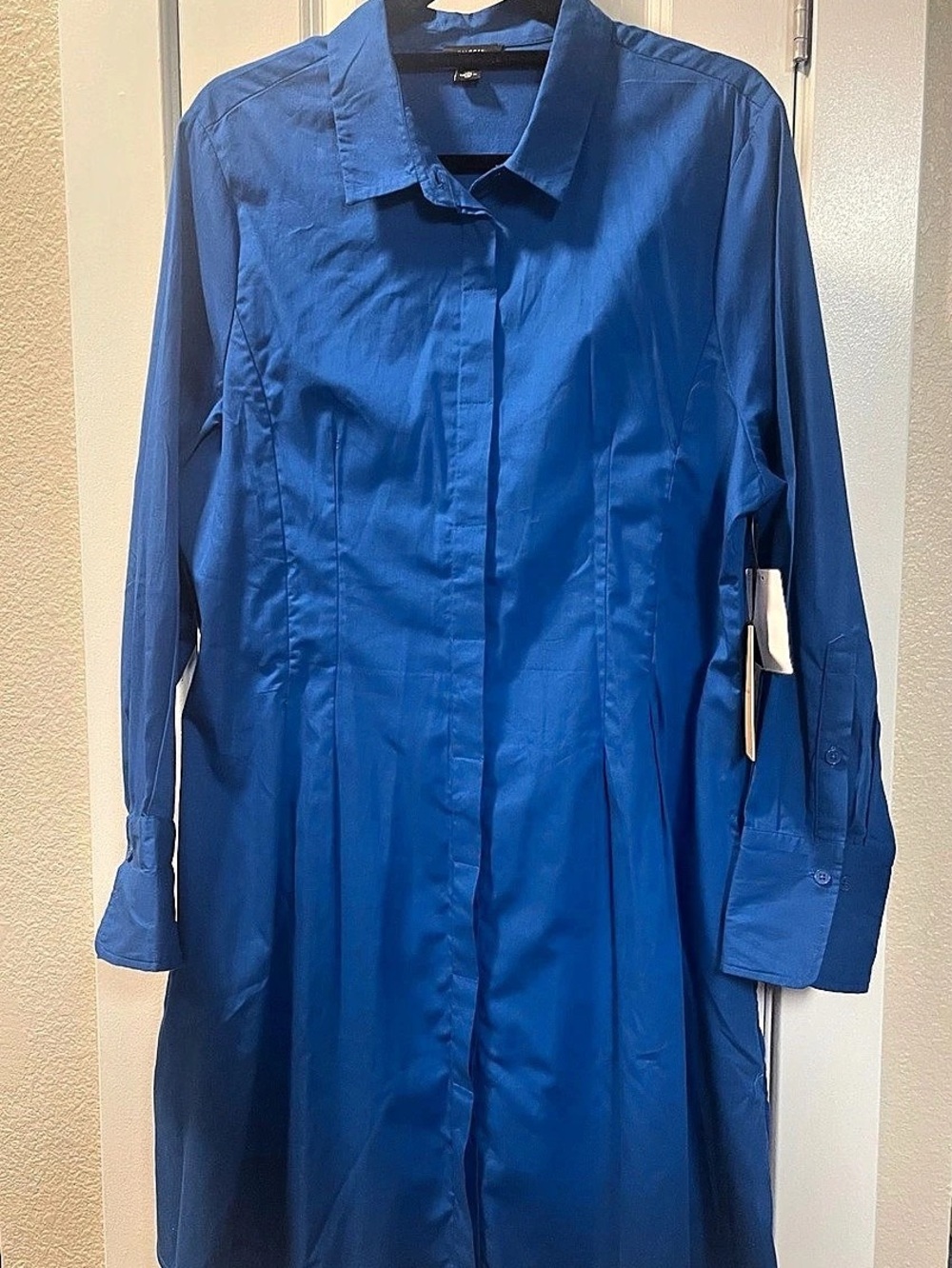 NWT Halogen Blue Shirt Dress XL